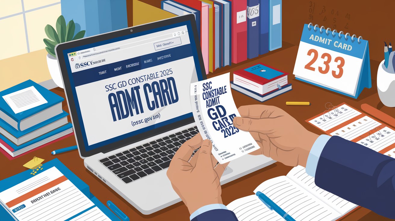 Read more about the article SSC GD Constable Admit Card 2025 OUT – Download Now at ssc.gov.in