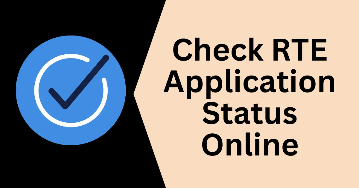 RTE Gujarat Online Application Status
