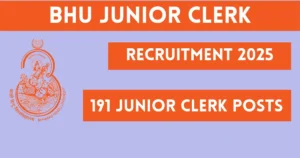 BHU Junior Clerk Recruitment 2025