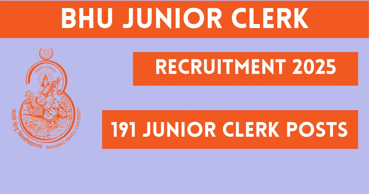 BHU Junior Clerk Recruitment 2025