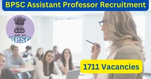 BPSC Assistant Professor Recruitment 2025