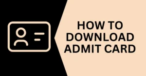 Download ADMIT CARD RTE Gujarat