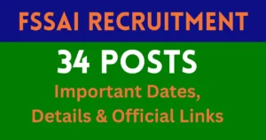 FSSAI Recruitment 2025