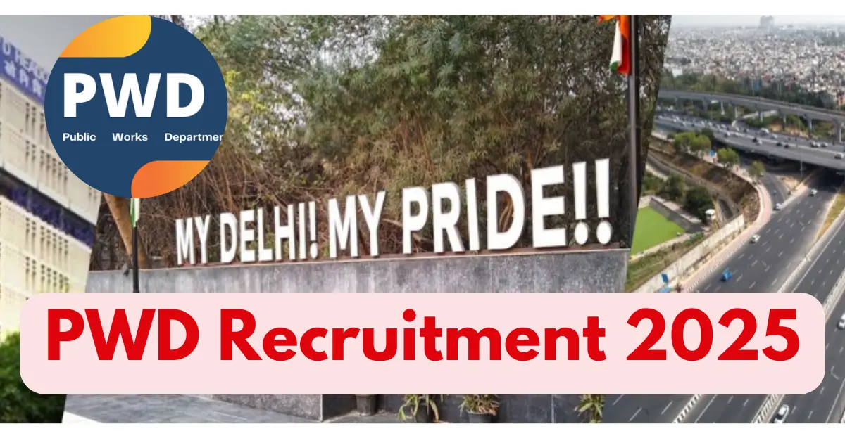 PWD Recruitment 2025