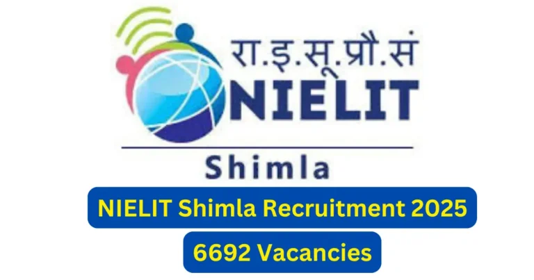 NIELIT Shimla Recruitment 2025