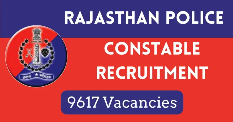 Rajasthan Police Constable Recruitment