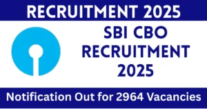 SBI CBO Recruitment 2025
