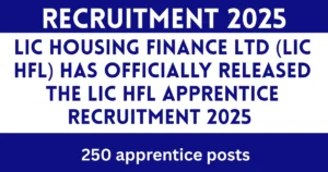 LIC HFL Apprentice Recruitment 2025