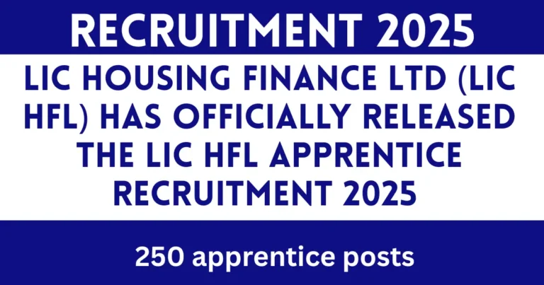 LIC HFL Apprentice Recruitment 2025